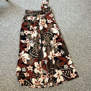 Patrons of Peace Flowy Print Pants with Waist Tie